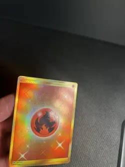 Pokemon TCG Fire Energy (Secret) 167/147 Sm-Burning Shadows Holo MP - Image 5
