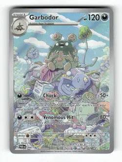 Garbodor - 204/182 - Paradox Rift - Pokemon - Illustration Rare - NM - Image 1