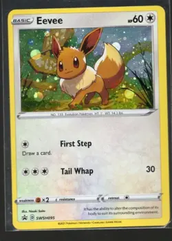 Pokemon TCG Pokemon Eevee Promo Holo SWSH095 - Image 1