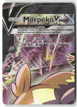 MORPEKO V-UNION SWSH287 HOLO PROMO SWORD & SHIELD PROMO POKEMON NEAR MINT - Image 1