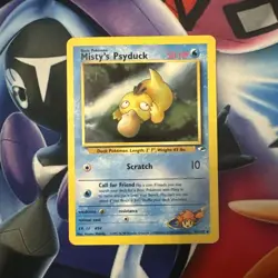 Pokemon TCG Misty's Psyduck Gym Heroes 54/132 MP - Image 1