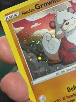 POKEMON HISUIAN GROWLITHE 070/189 COMMON COSMOS HOLO WITH SWIRL ASTRAL RADIANCE - Image 5