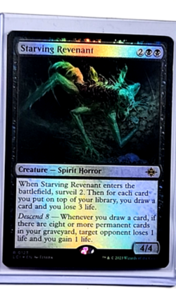 MTG Magic The Gathering LCI Lost Caverns of Ixalan Foil #123 Starving Revenant - Image 1