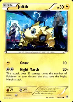 POKEMON JOLTIK 26 PHANTOM FORCES 119 COMMON LP - Image 1