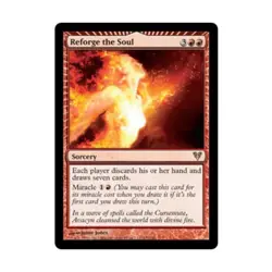 WOTC MtG Avacyn Restored Reforge the Soul (R) NM - Image 1