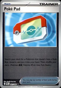 POKEMON POKE PAD 081/088 PERFECT ORDER UNCOMMON REVERSE HOLO LP - Image 1
