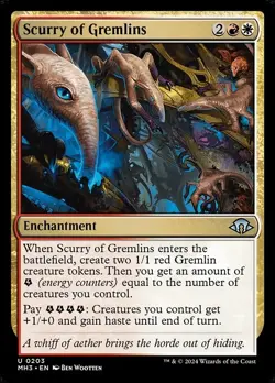 Scurry of Gremlins x4 4x Modern Horizons 3 NM MTG - Image 1
