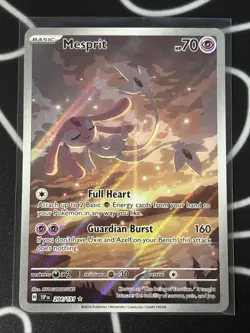 Mesprit 204/191 Sv08: Pokemon TCG Surging Sparks Full Art IR - NM - Image 1