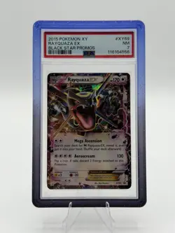 2015 POKEMON XY BLACK STAR PROMOS #XY69 RAYQUAZA EX PSA 8 - Image 1