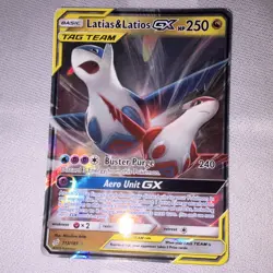Latias & Latios GX 113/181 SM-Team Up Ultra Rare Holo Eng 250 HP - Image 1