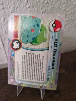 Topps Pokemon Bisasam #01 Foil/Holo Played - Image 2