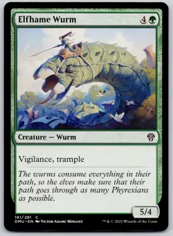 Elfhame Wurm - Dominaria United DMU - MTG - NM Magic - 161 C - Image 1