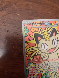 Pokemon Meowth Ex 121/088 SIR Perfect Order Secret Rare - Image 2