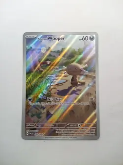 Pokemon TCG Paldean Wooper 60 HP 102/094 Paldean Fates Shiny Rare Holo - Image 4