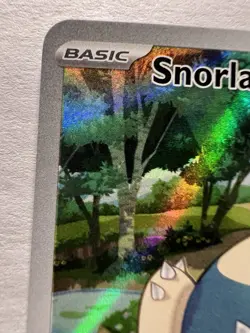 Pokemon 151 Snorlax 051 Black Star ETB Promo Full Art Holo (#13) - Image 2