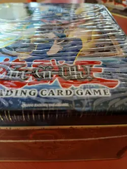1996 YuGiOh Collector Tin, Seto Kaiba/XYZ Dragon Cannon MINT Factory Sealed - Image 2