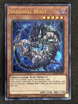 Shaddoll Beast BLHR-EN083 Hero's Revenge 1st Edition Ultra Rare LP - Image 1