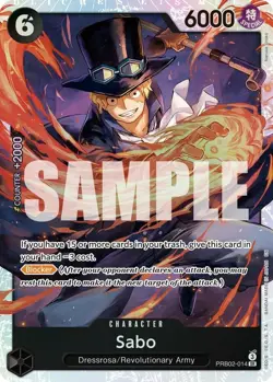 NM-Mint, Japanese One Piece Sabo - PRB02-014 - PRB02-014 - SR - Foil Premium Boo - Image 1