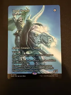 Doom Variant - Roaming Throne (Borderless) Marvel Universe Eternal-Legal Regular - Image 1