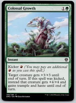 Colossal Growth - Dominaria United DMU - MTG - NM Magic - 158 C - Image 1