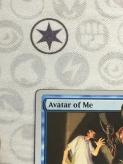 D581 MTG MAGIC UNSANCTIONED AVATAR OF ME #017 RARE NM - Image 3