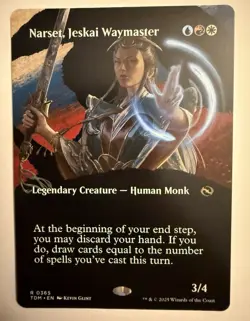 Narset, Jeskai Waymaster (Borderless) #365 (NM) Tarkir Dragonstorm TDM Magic MTG - Image 1