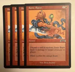 SONIC BURST x4 mtg Light Play Exodus 4 Common Playset - Image 1