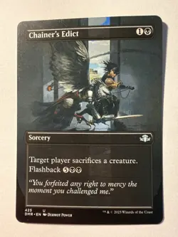 MTG Chainer's Edict (Borderless) Dominaria Remastered Regular DMR - Image 1