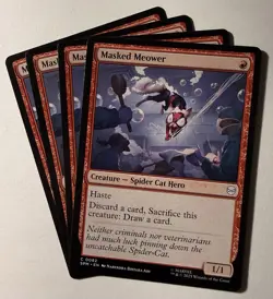 MTG Spider-Man C Masked Meower #0082 PLAYSET 4X X4 - Image 1