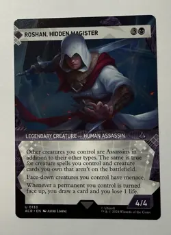 Roshan, Hidden Magister - Showcase - Assassin's Creed #0133 MTG Magic The Gather - Image 1