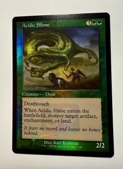 Acidic Slime - Foil (30th Anniversary Play Promos) x1 - Unique & Misc Promos NM - Image 1