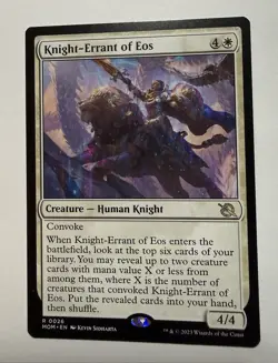 x1 Knight-Errant of Eos R MTG March of the Machine M/NM, English - Image 1