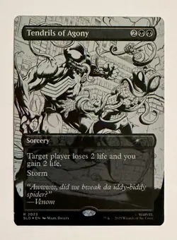Tendrils of Agony (Rainbow Foil) - 2023 - NM/VLP - Secret Lair Drop Series MTG - Image 1