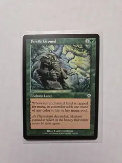 Fertile Ground - Invasion - LP - MTG Magic - Common - Enchant Land - Image 1