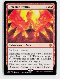 Draconic Destiny (Extended Art) M The Brothers' War 336 NM - Image 1