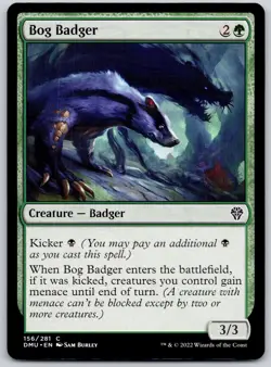 Bog Badger - Dominaria United DMU - MTG - NM Magic - 156 C - Image 1