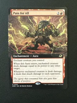 Pain for All (Extended Art) [EOE - 337] - NM [Normal] TCG MTG - Image 1
