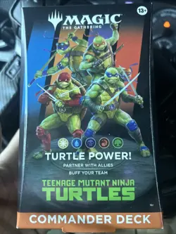 NEW! Deck "Turtle Power" Teenage Mutant Ninja Turtles TMT MTG SEALED! - Image 1