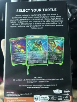 NEW! Deck "Turtle Power" Teenage Mutant Ninja Turtles TMT MTG SEALED! - Image 2