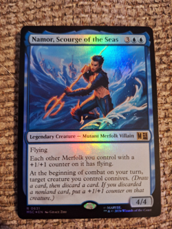 Namor, Scourge of the Seas Foil Marvel Super Heroes Mtg Nm 0631 - Image 1