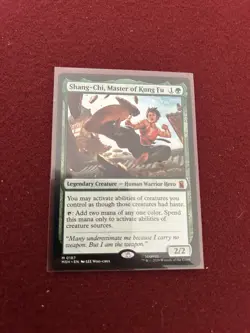 Shang-Chi, Master Kung Fu - Marvel Super Heroes Magic (mtg). FOIL - Image 1