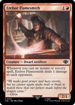 Erebor Flamesmith Magic the Gathering MTG Lord of the Rings LTR Common NM - Image 1