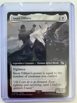 MTG Snow Villiers (Extended Art) Normal NM FINAL FANTASY Magic 432 - Image 1