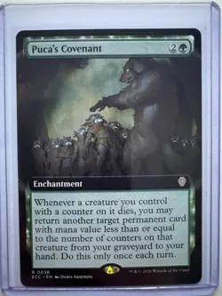 Puca's Covenant Extended Art #0038 Non-Foil R MTG Lorwyn Eclipsed (ECC) ENG NM - Image 1