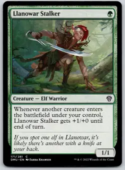 Llanowar Stalker - Dominaria United DMU - MTG - NM Magic - 171 C - Image 1