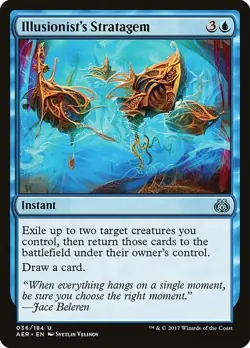 Illusionist's Stratagem 1x FOIL AER MTG Aether Revolt Uncommon MINT blue - Image 1