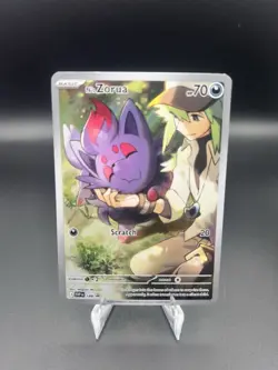 Pokemon Tcg Journey Together N's Zorua Black Star Promo Illustration Rare - Image 1