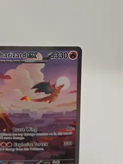 Pokemon TCG Charizard EX 199/165 Scarlet & Violet 151 SIR LP English - Image 3