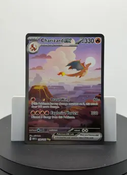 Pokemon TCG Charizard EX Sir 199/165 --Scarlet & Violet 151 --English, Ungraded - Image 1