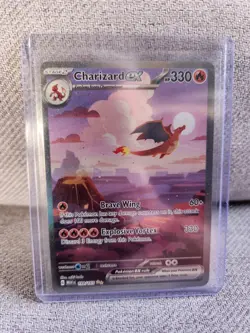Pokemon TCG Charizard ex Scarlet & Violet-151 199/165 Holo SIR english - Image 2